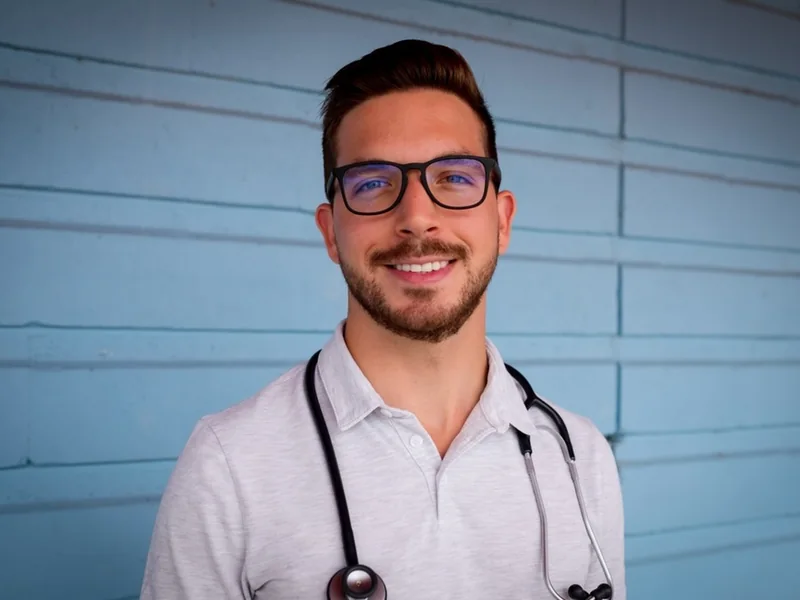 Dr. Caleb Beland, chiropractor, at Sunshine Wellness in Oakville